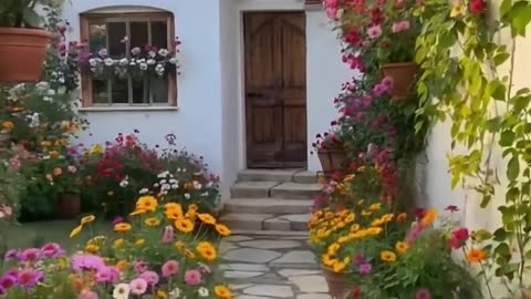 Cozy cabin facade with a relaxing atmosphere