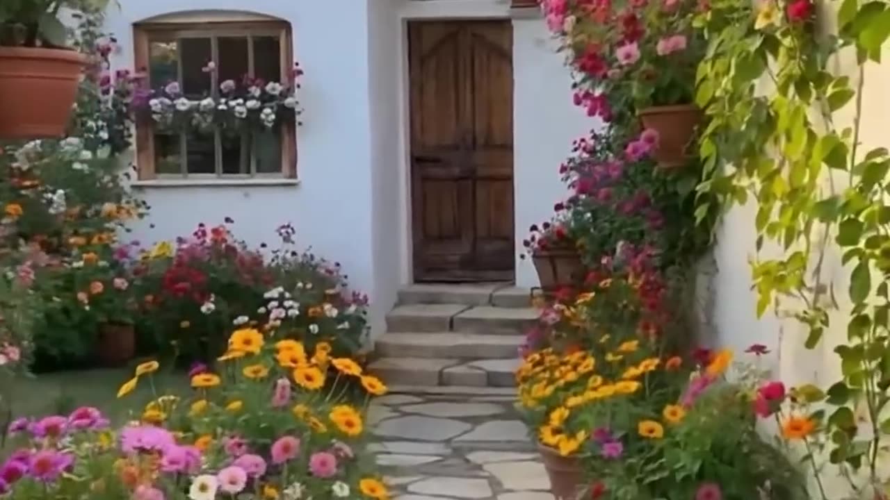 Cozy cabin facade with a relaxing atmosphere