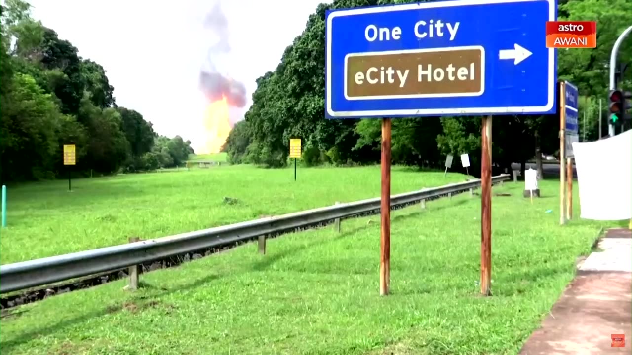 Gas pipeline leak sparks massive fire near Kuala Lumpur, dozens injured