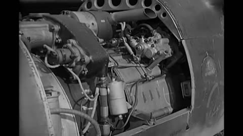 US Soldiers Inspect Captured Me-262s at Innsbruck, Austria on V.E. Day; May 8, 1945.