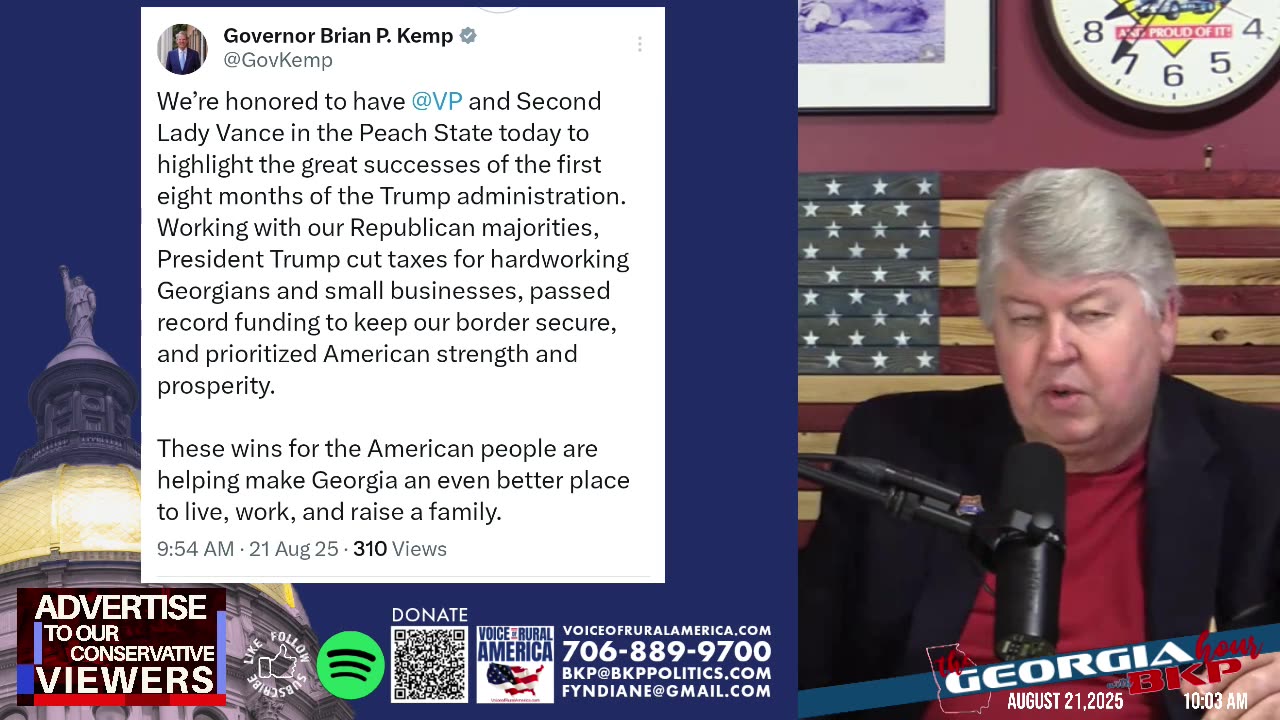 The Georgia Hour - REPLAY - August 21, 2025