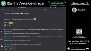 Earth Awakenings - Livestream 1 - #4240 - Live on Rumble/Youtube/X-Twitter/Twitch
