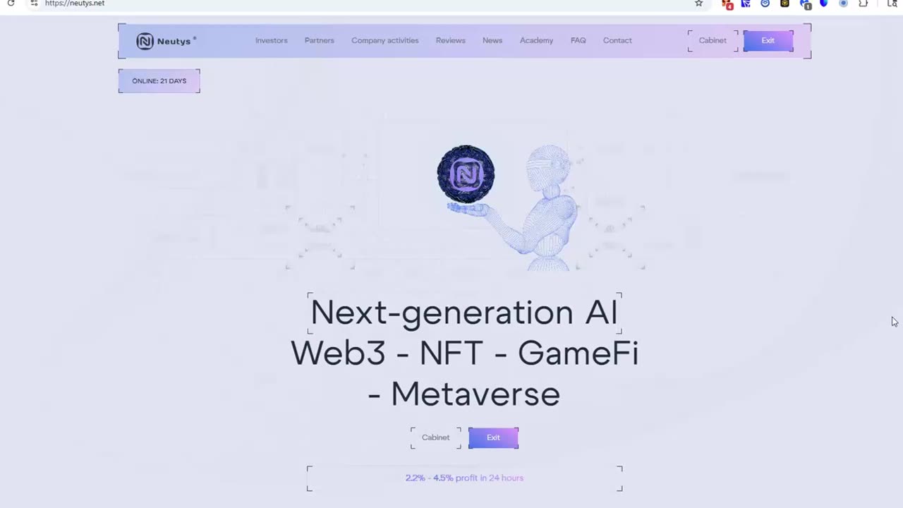 Neutys - Crypto Platform Update - Take a Look At the Latest in this Promising Platform