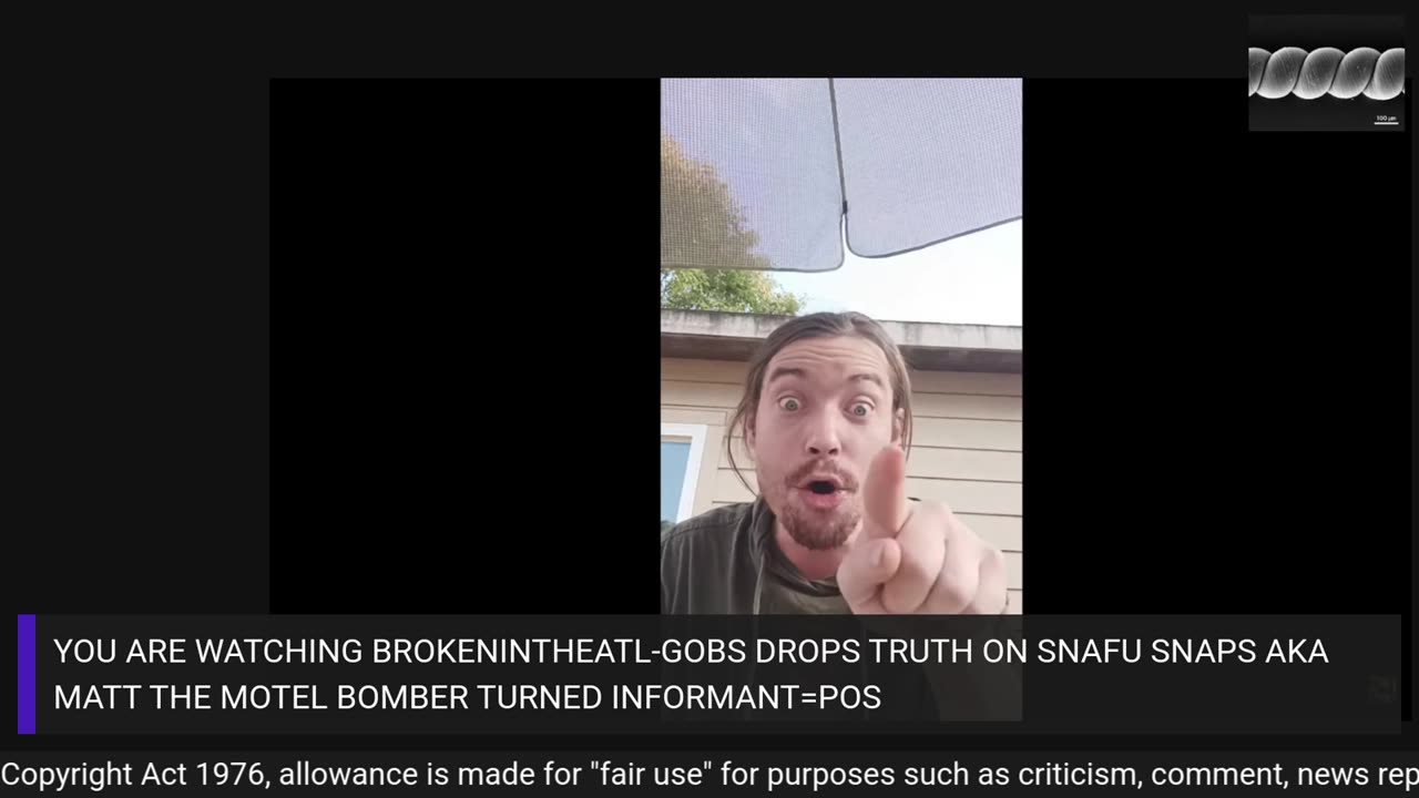 8/14/2025 GOBS DROPS TRUTH ON SNAFU AKA MATT THE MOTEL BOMBER GRIFTING & INTIMADATION TO GET $$$$