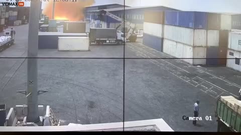 This Was The Moment A Chemical Fire Spread In Seconds And Exploded, Killing At Least 40 In Iran