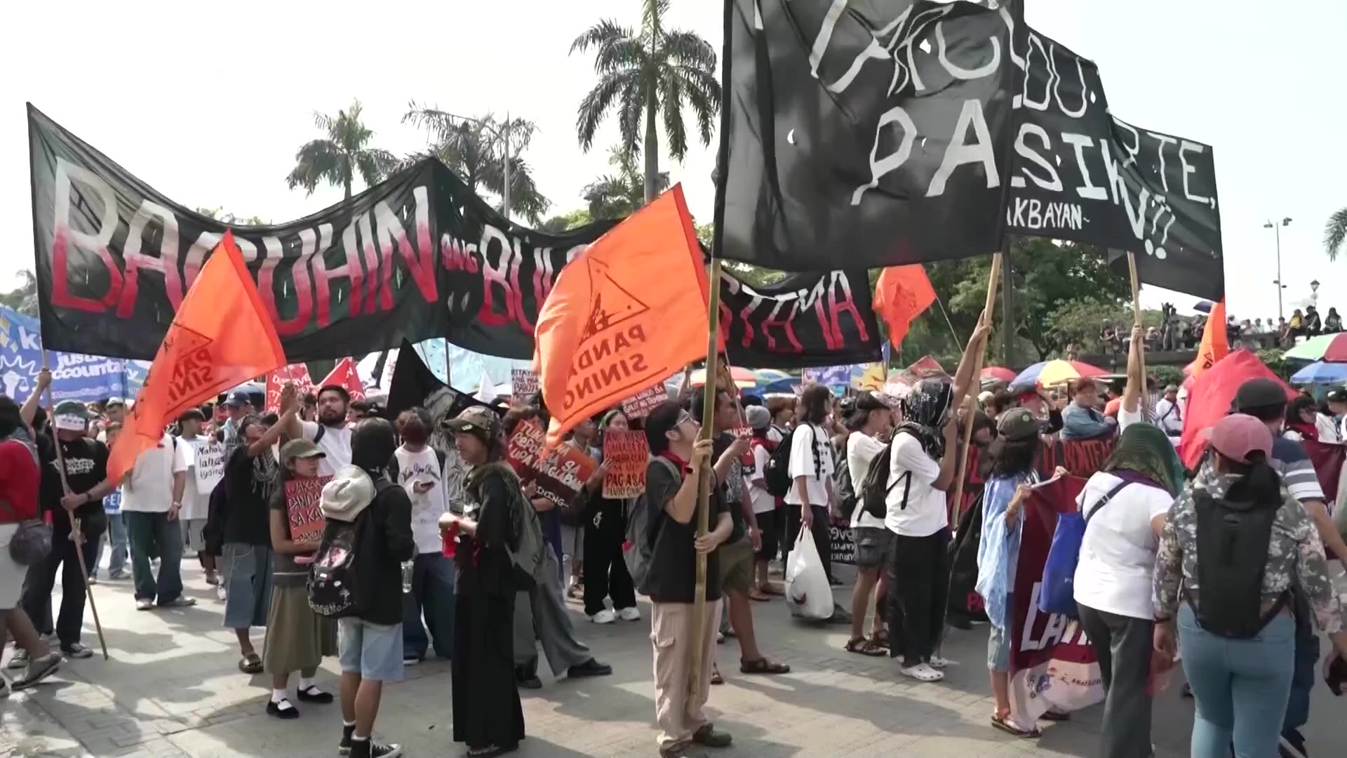 Protesters demand justice in Manila flood control fund scandal