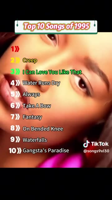top 10 songs of 1995