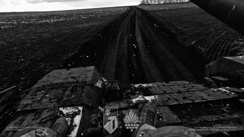Ukrainian Tank Brigade Firing On Entrenched Russian Infantry