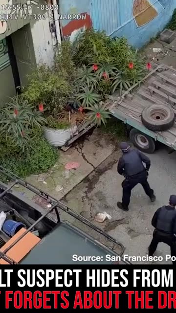 Assault Suspect Hides from Police But Forgets About the Drone