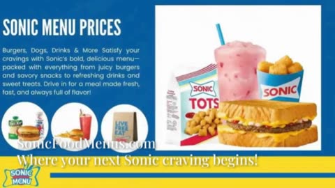 Delicious Discoveries: Exploring the Sonic Food Menu Favorites