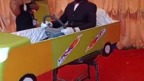 Ghanaian Burial Tradition — They Know Exactly How to Bury a Driver 😁