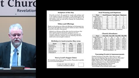 Sunday School - 5/11/25/ - Let Your Word Be Enough