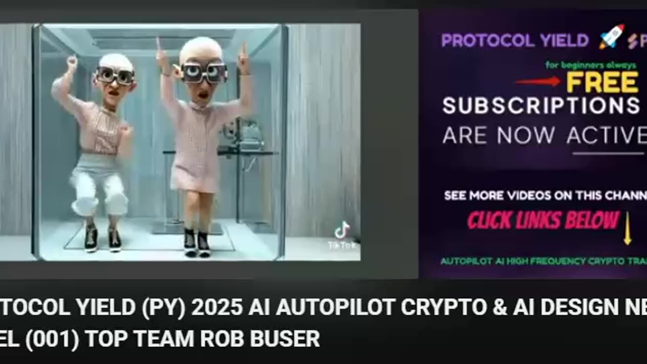 PROTOCOL YIELD (PY) AI crypto income - AI video design - AI ambient music (005) TOP TEAM ROB BUSER