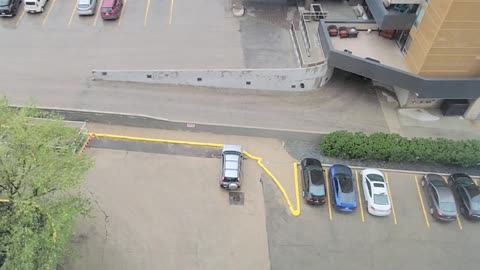 Gentle Pushes Reveal Detaching Building Wall