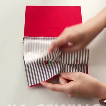 Simple Cherry Pouch🍒👝✨ | DIY | Quick Sewing Tips No.315