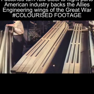 Manufacture of American military aircraft wing spars 1917–1918