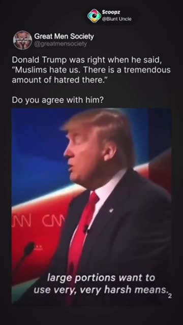 Donald Trump - There's A Muslim Problem Here In US