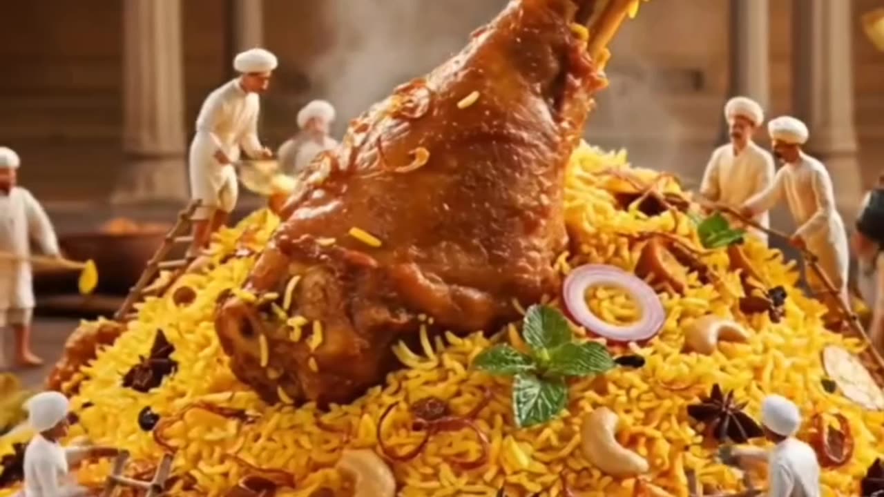 MINIATURE PEOPLE MAKING CHICKEN BIRYANI PART 2!!
