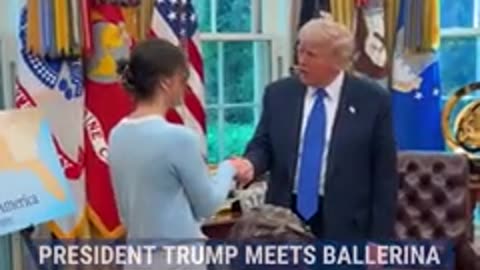 Trumps meets with ballerina freed from Russia prison in the Oval Office