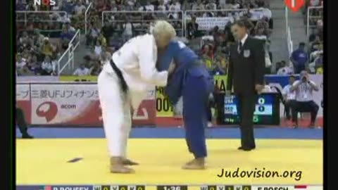 Judo- 2008 Olympics Beijing - Edith Bosch (NED) – Ronda Rousey (USA)[-70kg]