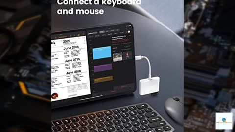 USB C SD Card Reader, Oyuiasle USB C to SD Card for iPhone 15 16/iPad/Mac/Laptop, USB-C/Ty