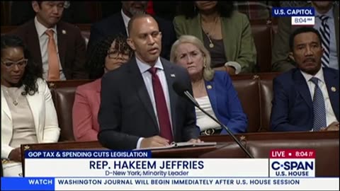 Rep Hakeem Jeffries Calls House Floor a Crime Scene