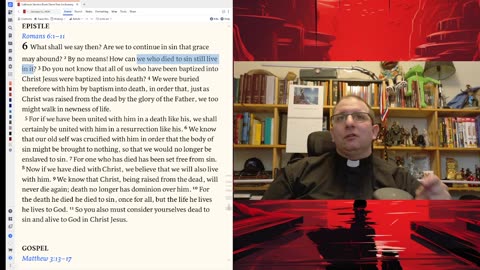 Sunday Follow up for the Baptism of Our Lord