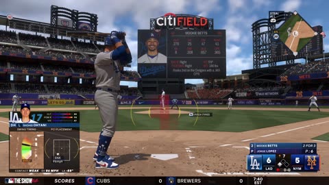Dodgers vs Mets