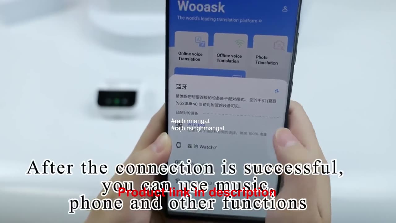 Ai Translation Earbuds Real Time 144-Language Translator