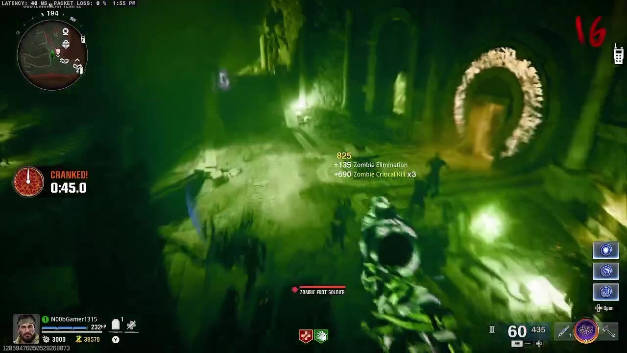 Call of Duty Black Ops 6 No Commentary Solo Round Based Zombies PvE Tomb Cowbanga 1st Game