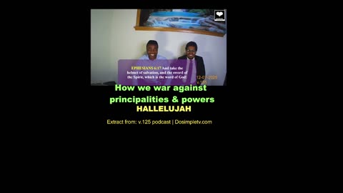 How we war against principalities and powers