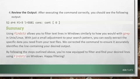 How to Use findstr to Filter Specific Data in Windows