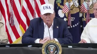 TRUMP: "As a nation, we mourn for every single life that was swept away in the flood,