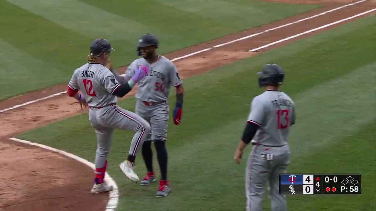 MLB Back-to-back days with a 3-run homer for Harrison Bader 🤟
