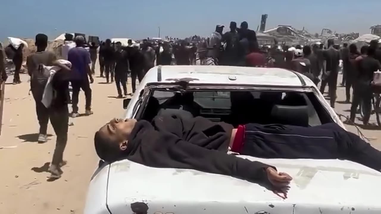 He was on his way to get aid, passing through "death traps"