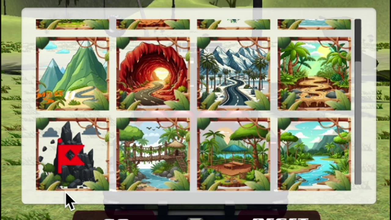 9. Overcome #rockfall in the #game Jungle Car Trips Multiplayer