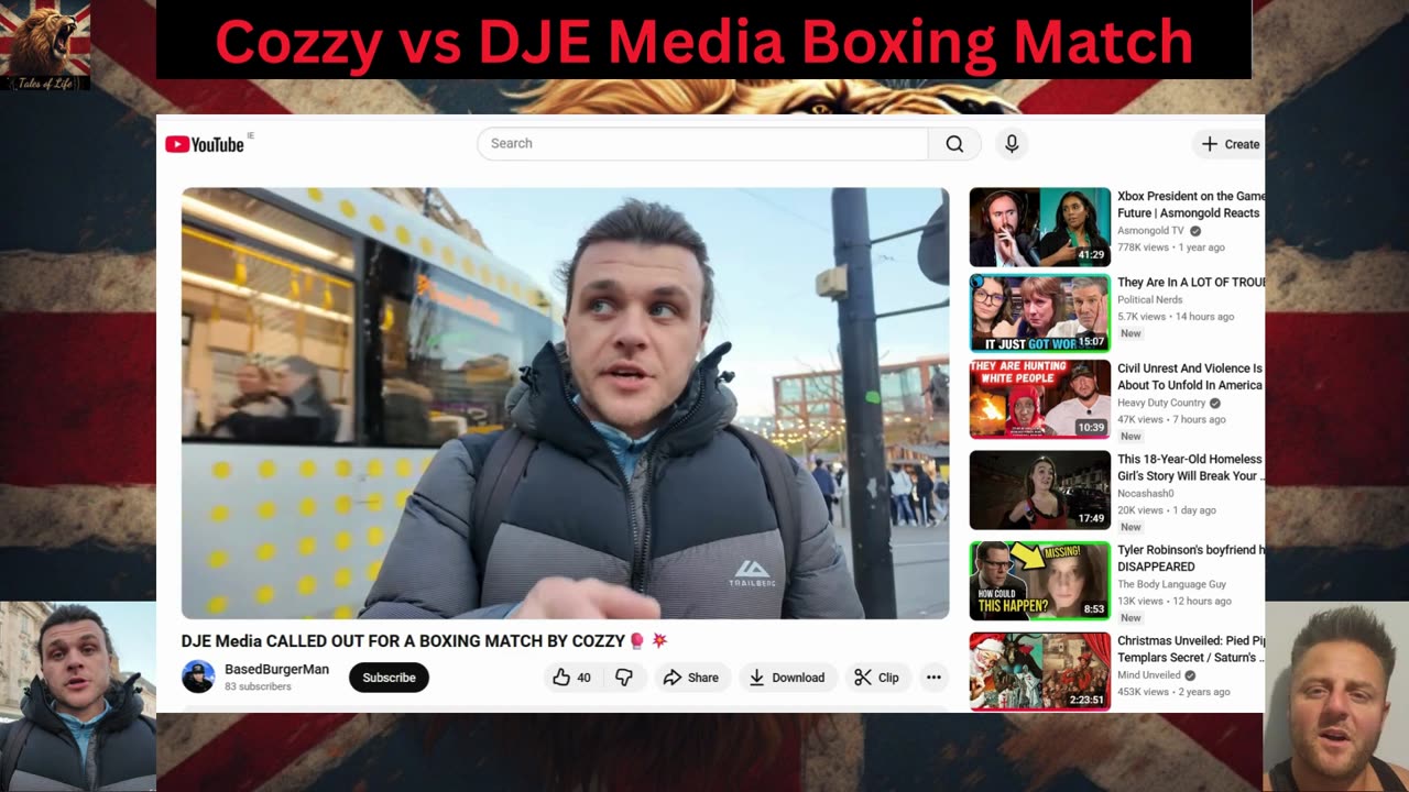 Cozzy vs DJE Media Boxing Match