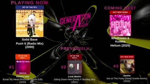 Generation Dance Radio - EDM, Dance, Eurodance, Trance, House, Hands up