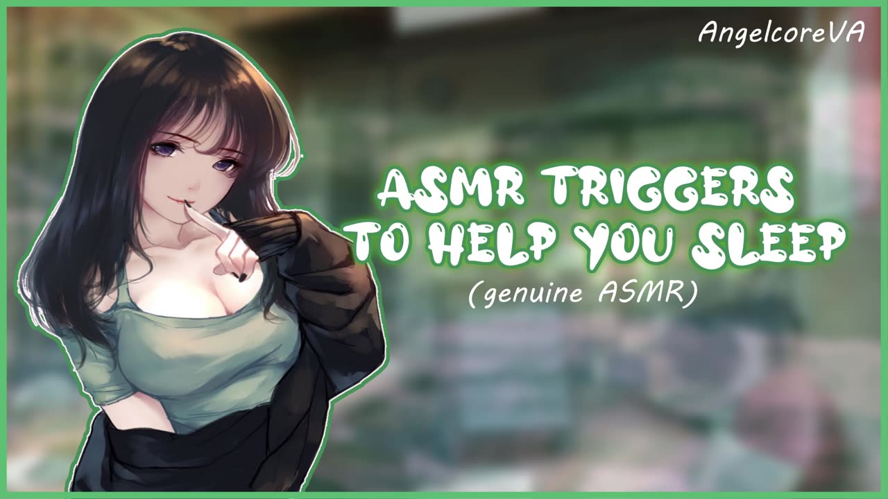 Trigger Words To Help You Sleep ASMR (Whispers) (tapping) (paper ripping) ❤️💤✨[video archive]