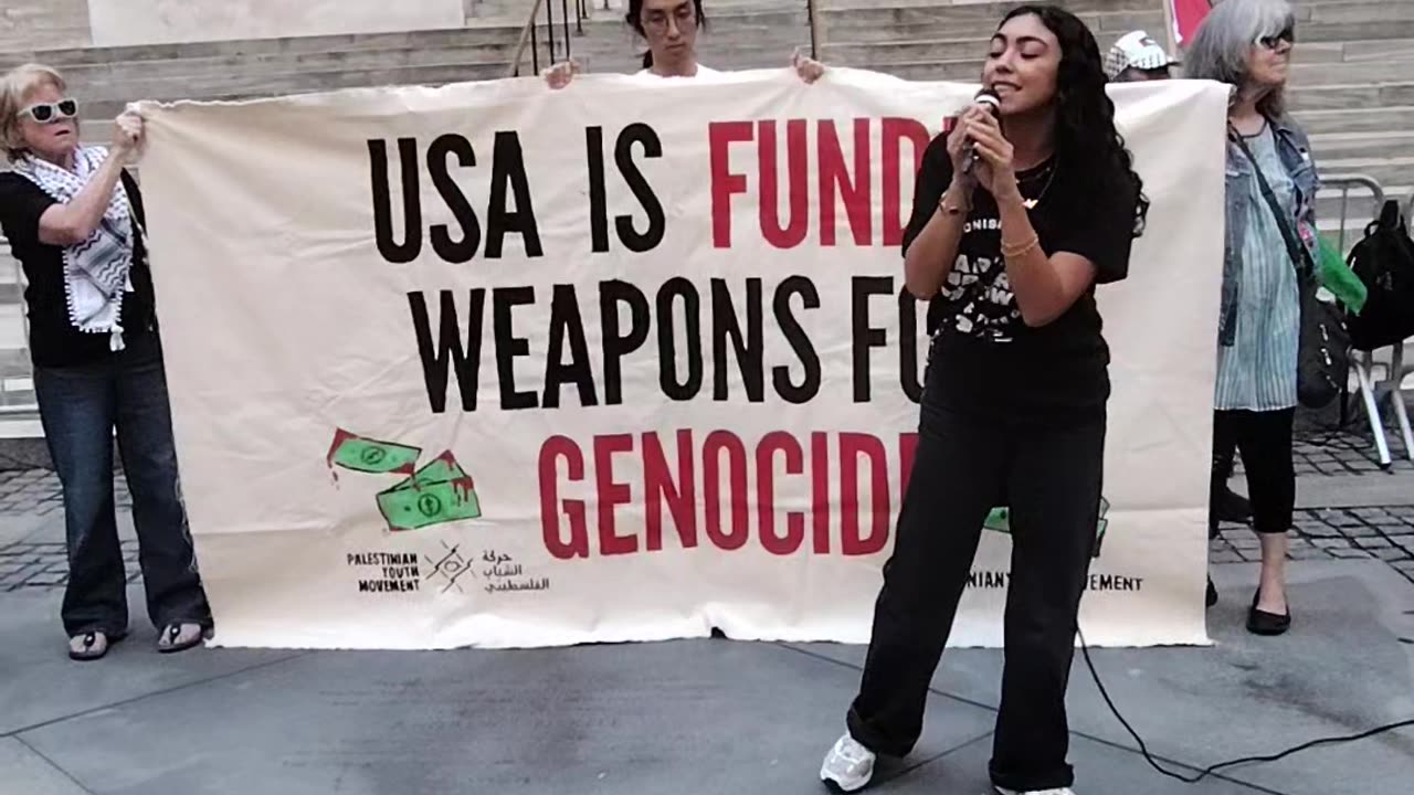 "SANCTION ISRAEL. ARMS EMBARGO NOW."