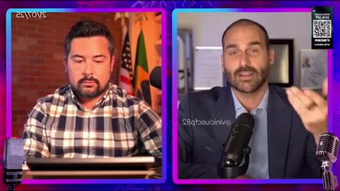 Eduardo Bolsonaro e Paulo Figueiredo jantam blogueiro da TV Lula no debate e até o apresentador ri!