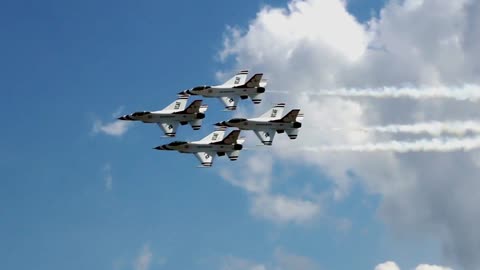 Thunderbirds Diamond Flyby