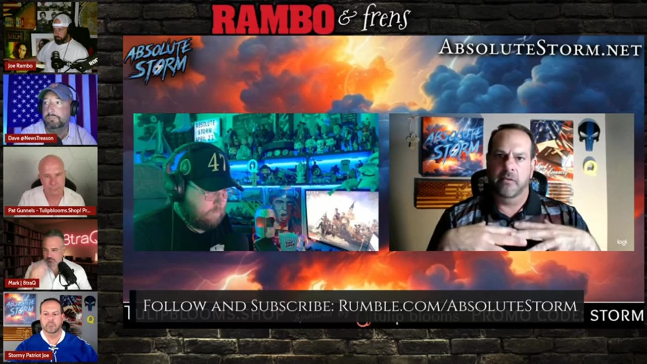 Rambo AF with Stormy Patriot Joe, Abs1776, Dave, 8traQ, Patrick - 4-24-25