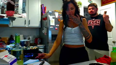 IN THE KITCHEN WHERE I BELONG... (get it cause I'm a woman)
