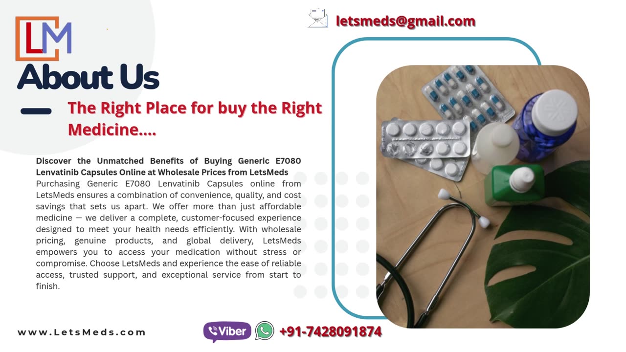 Lower Cost Lenvatinib Capsules in Manila Philippines