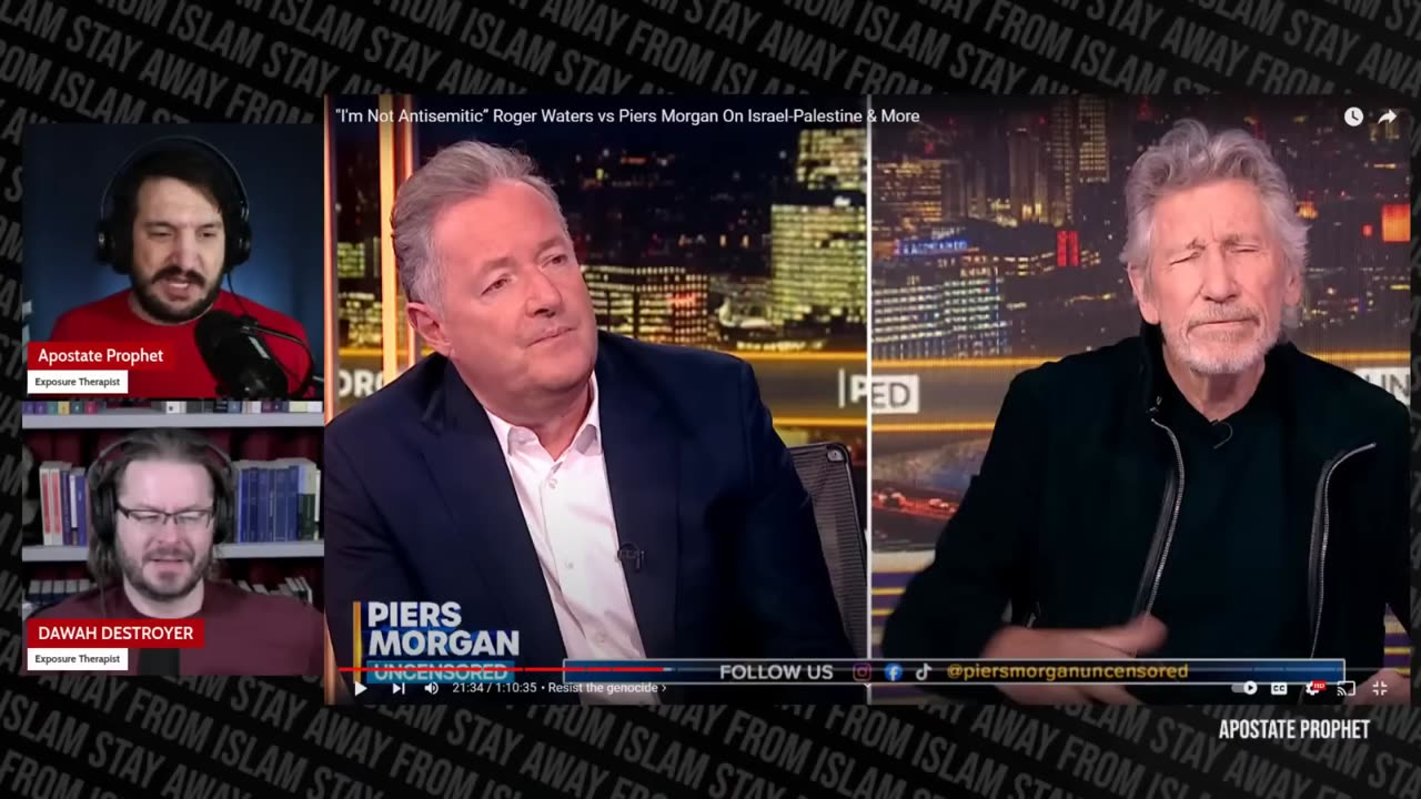 Roger Waters DEFENDS HAMAS and ATTACKS ISRAEL on Piers Morgan