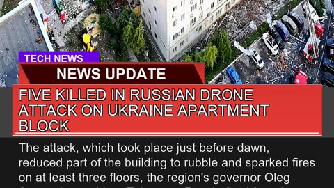 Five Killed in Russian Drone Attack on Ukraine Apa