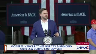 MOMENTS AGO: VP Vance Delivers Remarks in Canton, OH...