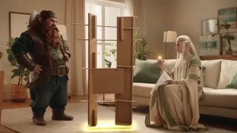 🪓🧝‍♂️ Dwarf & Elf Try to Build IKEA Furniture — Chaos Ensues! 😂 | Fantasy Comedy Short