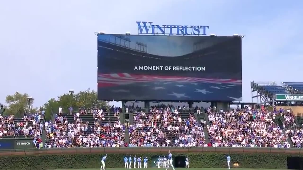 Charlie Kirk honored with moment of reflection at Chicago Cubs game